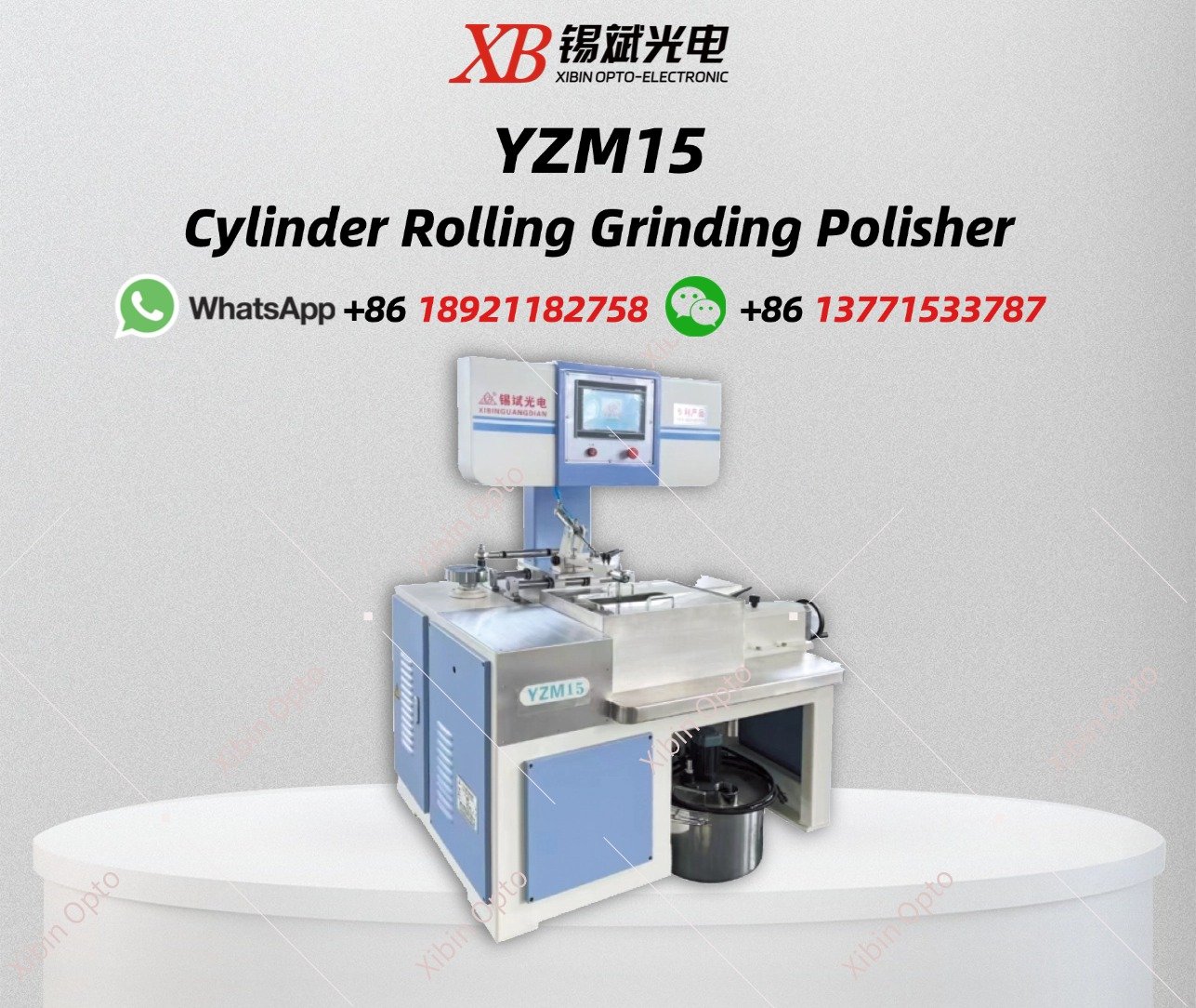 YZM15 Cylinder Rolling Grinding Polisher