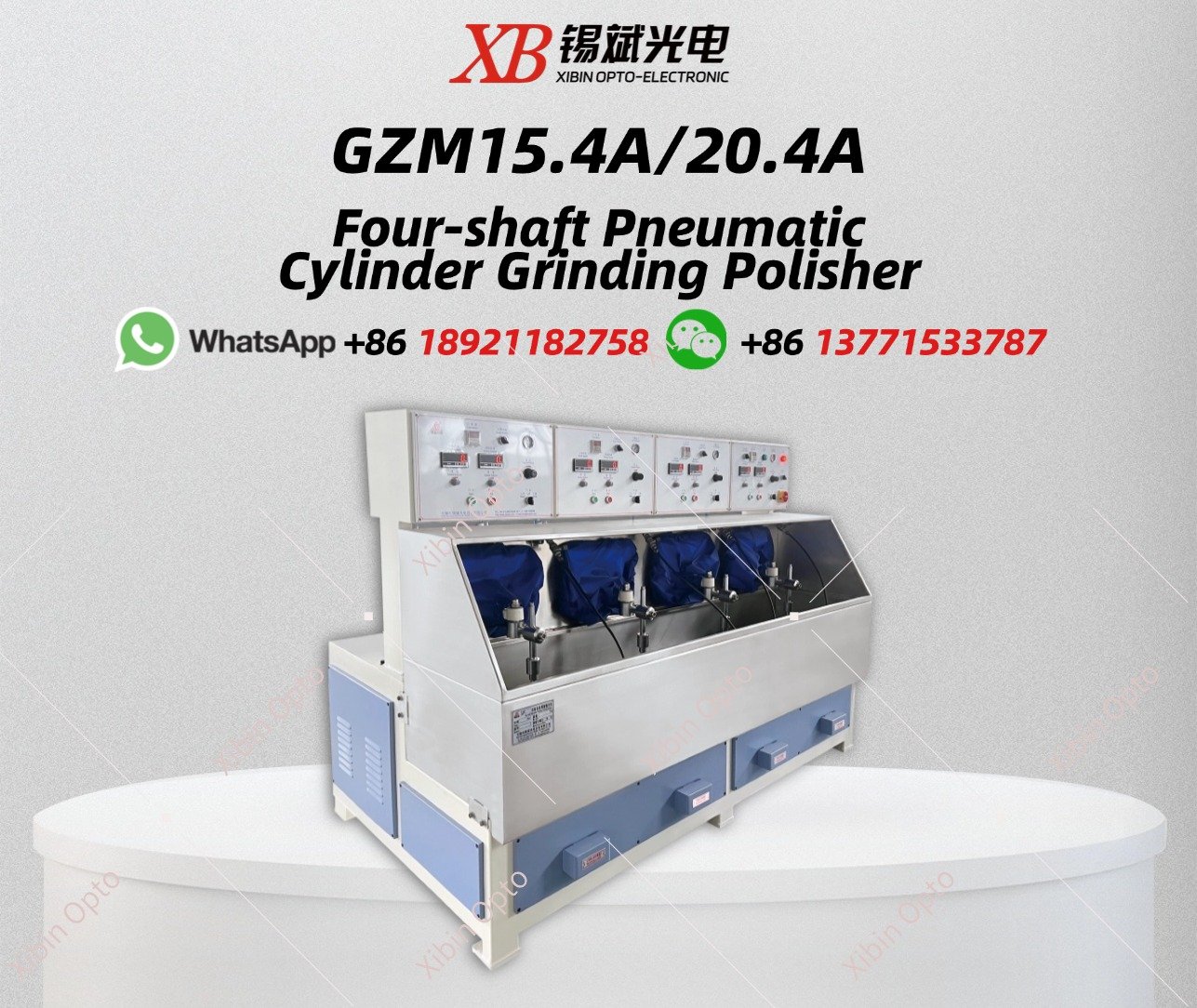 GZM15.4A/20.4A Four-shaft Pneumatic Cylinder Grinding Polisher