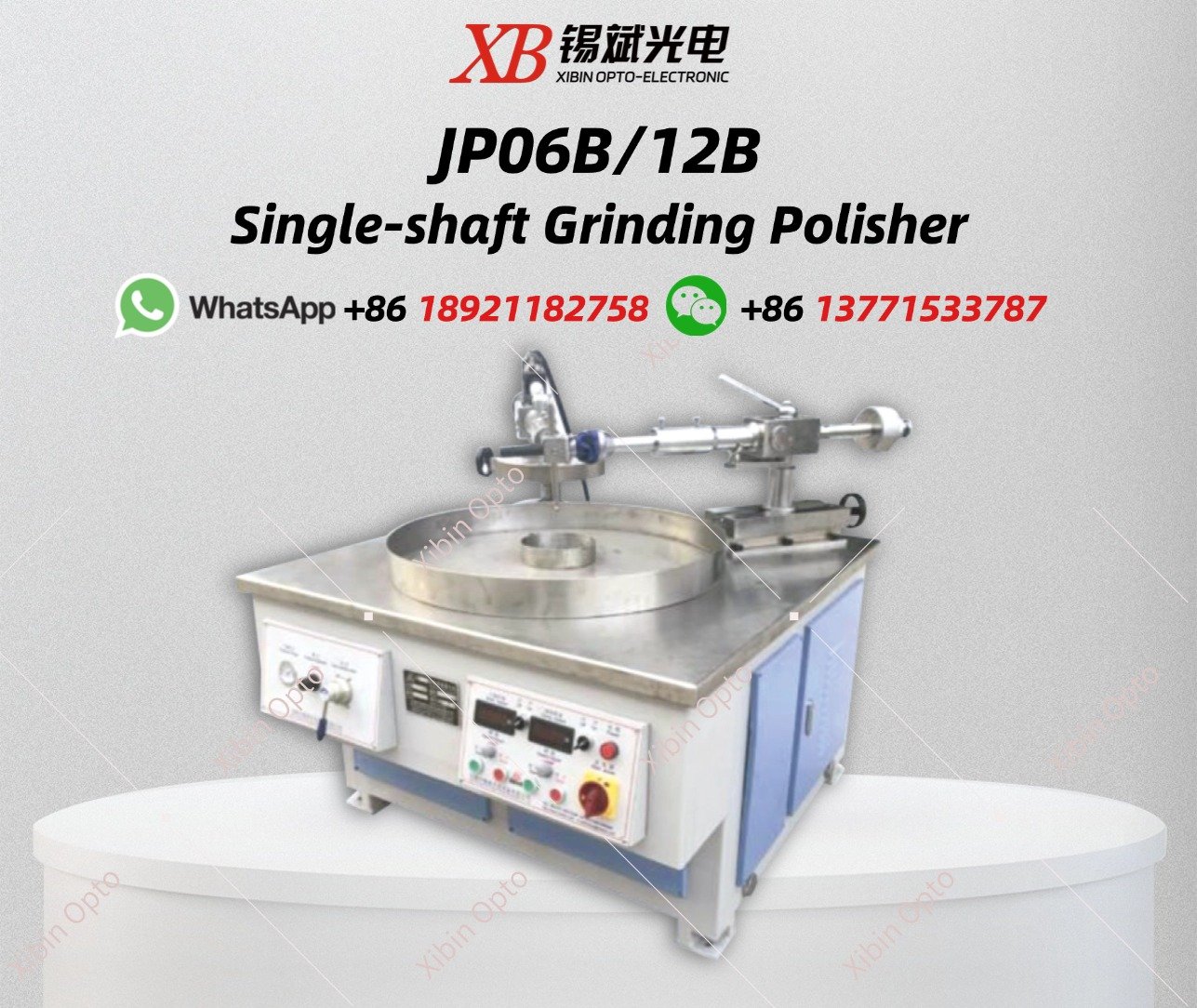 JP06B/12B Single-shaft Grinding Polisher