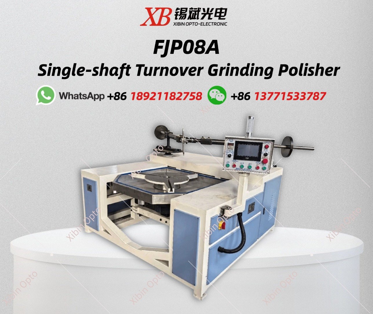 FJP08A  Single-shaft Turnover Grinding Polisher